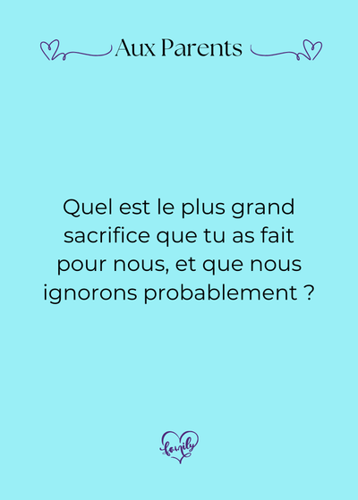 Quelle est la chose la plus folle que tu aies jamais faite par amour ?